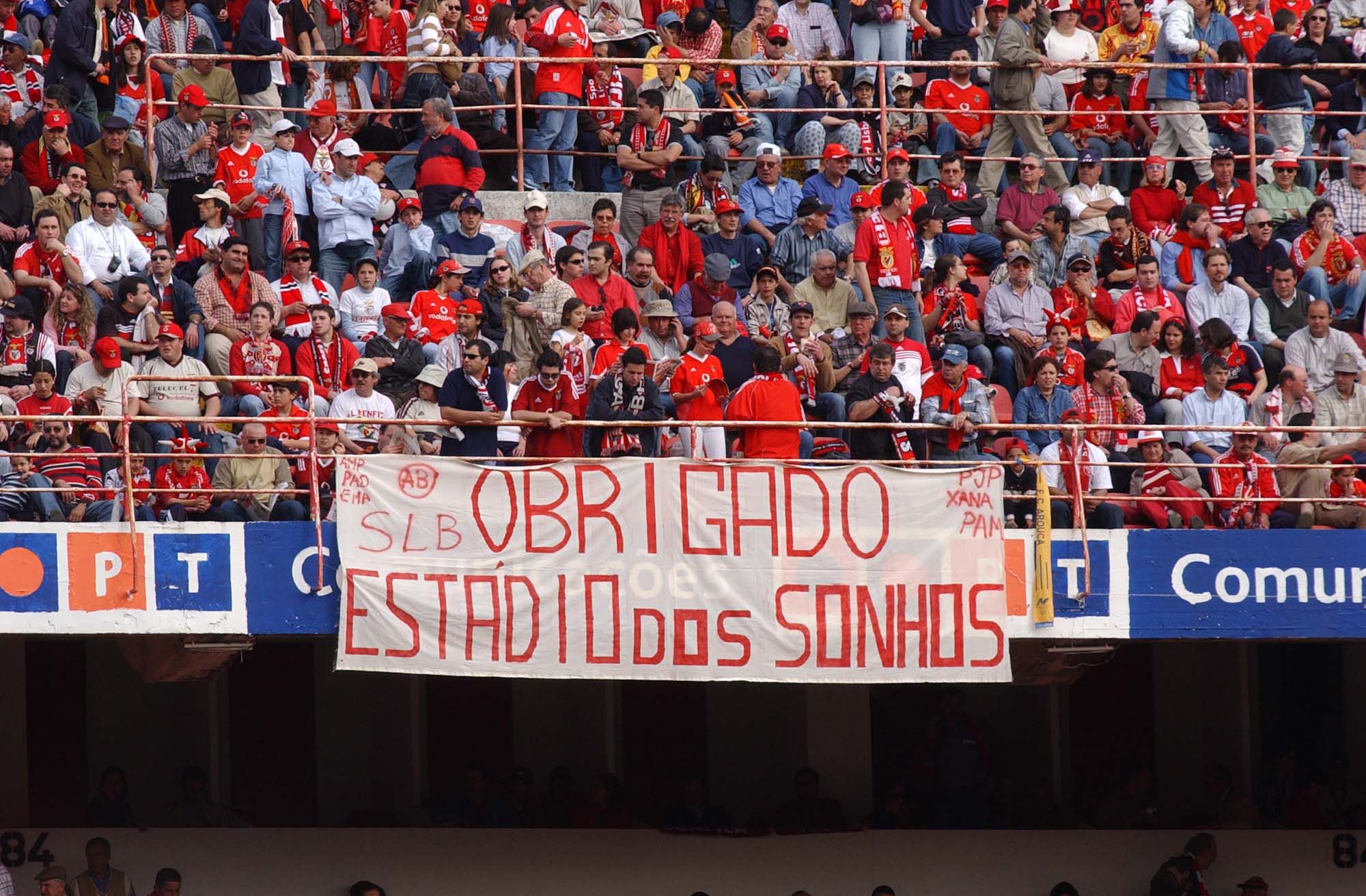 Palco de sonhos para benfiquistas — Foto: A BOLA