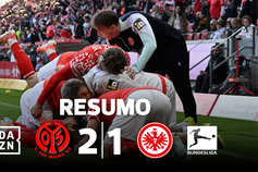 Golo aos 89' afasta Mainz da zona de descida e trama Frankfurt (resumo)
