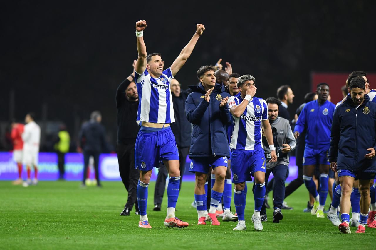 Jogadores festejam vitória do FC Porto sobre o SC Braga - Foto: Rogério Ferreira/Kapta+