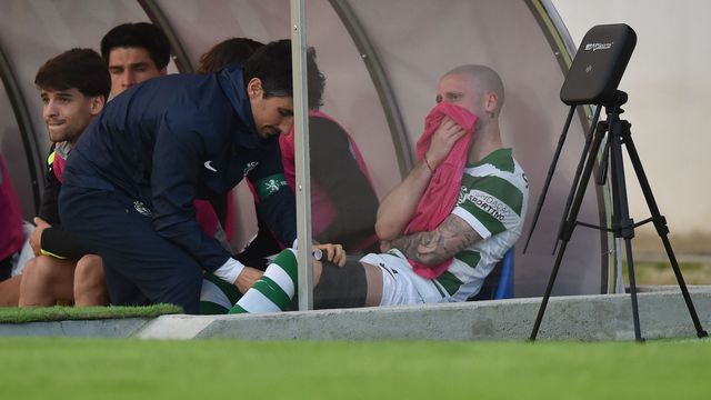Azar voltou a bater à porta de Nuno Santos, que saiu lesionado e em lágrimas em Alverca - Foto: Miguel Nunes