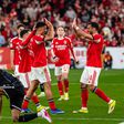 Festejos do Benfica frente ao V. Guimarães