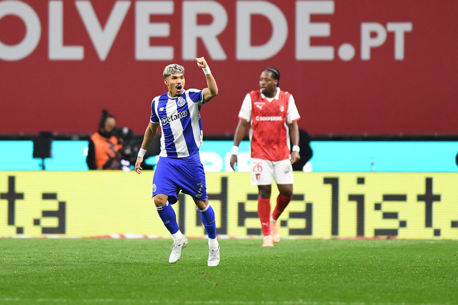 William Gomes festeja golo marcado ao SC Braga - Foto: Rogério Ferreira/Kapta+