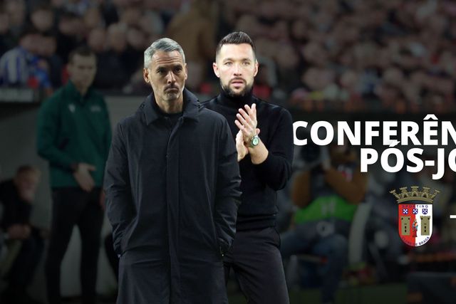 EM DIRETO: a análise de Vicens e Farioli ao SC Braga-FC Porto
