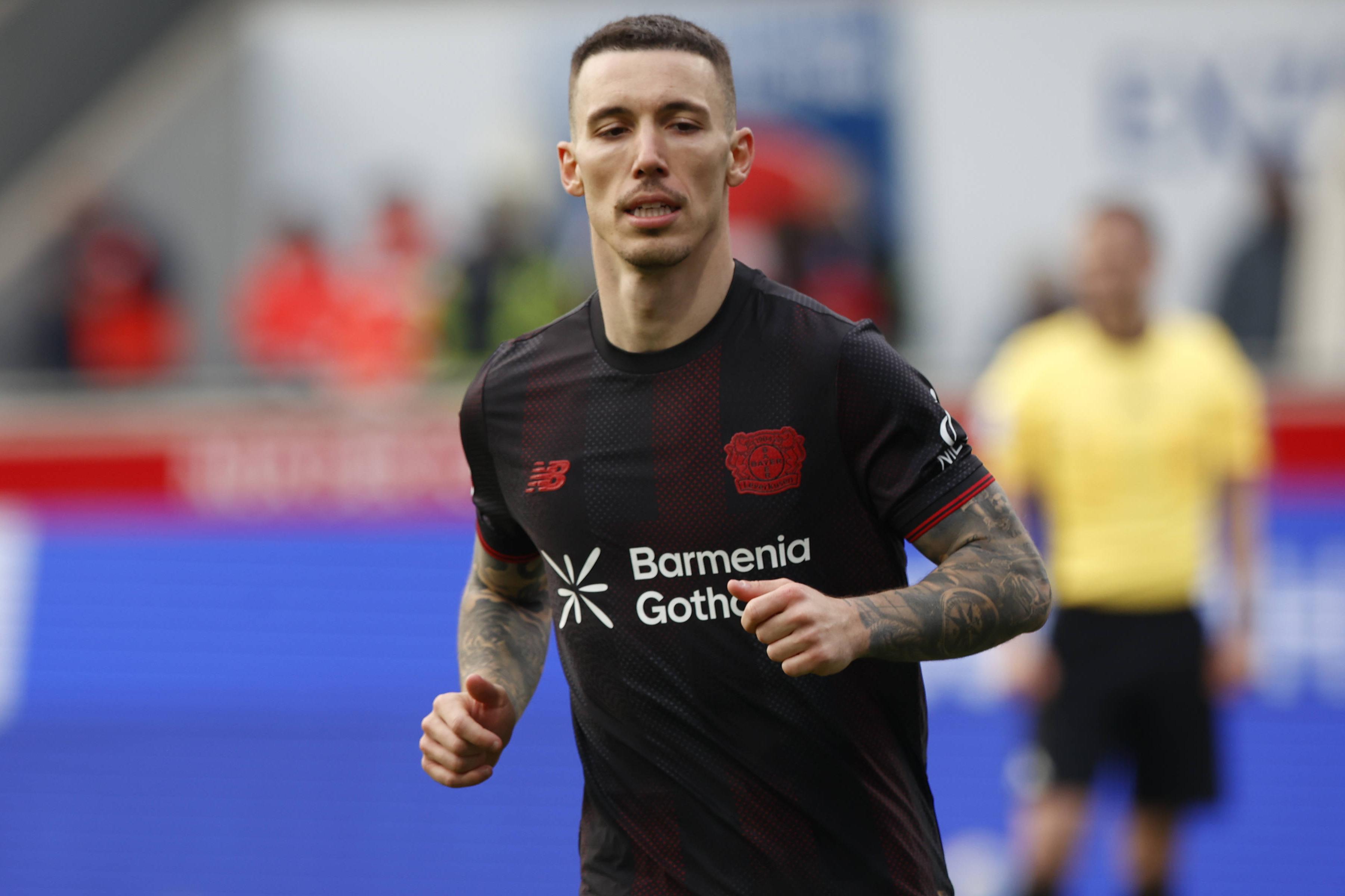 Alejandro Grimaldo, lateral-esquerdo internacional espanhol e jogador do Bayer Leverkusen