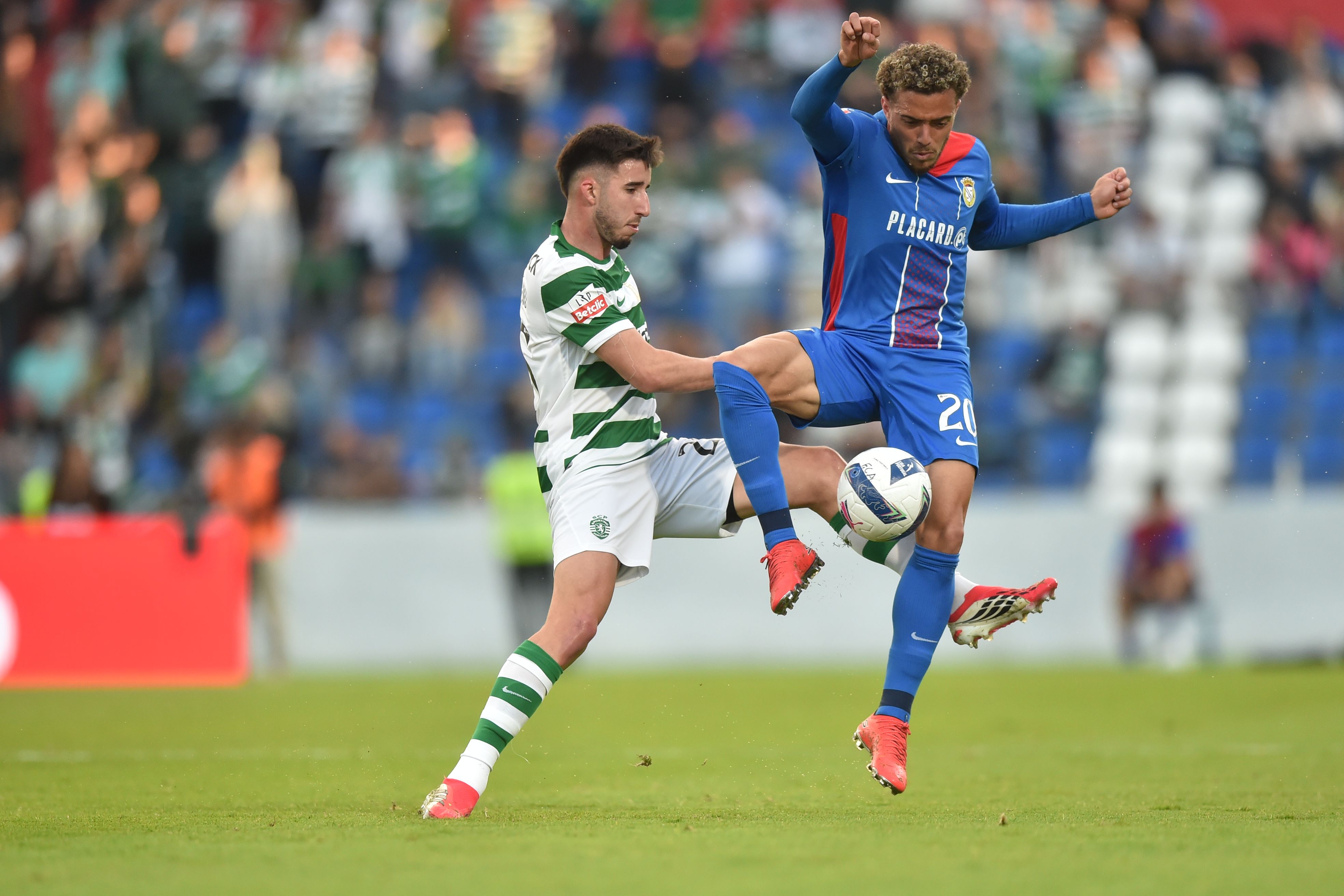 Figueiredo em luta com Gonçalo Inácio - Foto: MIGUEL NUNES