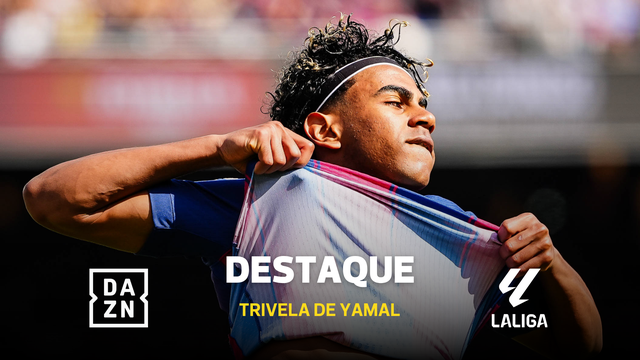 Yamal é mesmo especial: veja bem esta trivela!