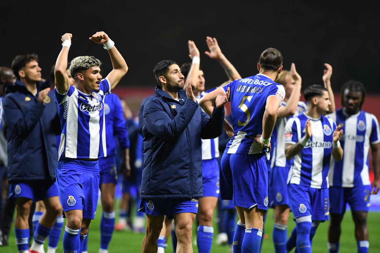Jogadores festejam vitória do FC Porto sobre o SC Braga - Foto: Rogério Ferreira/Kapta+