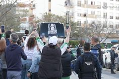 Comitiva do Sporting recebida em festa