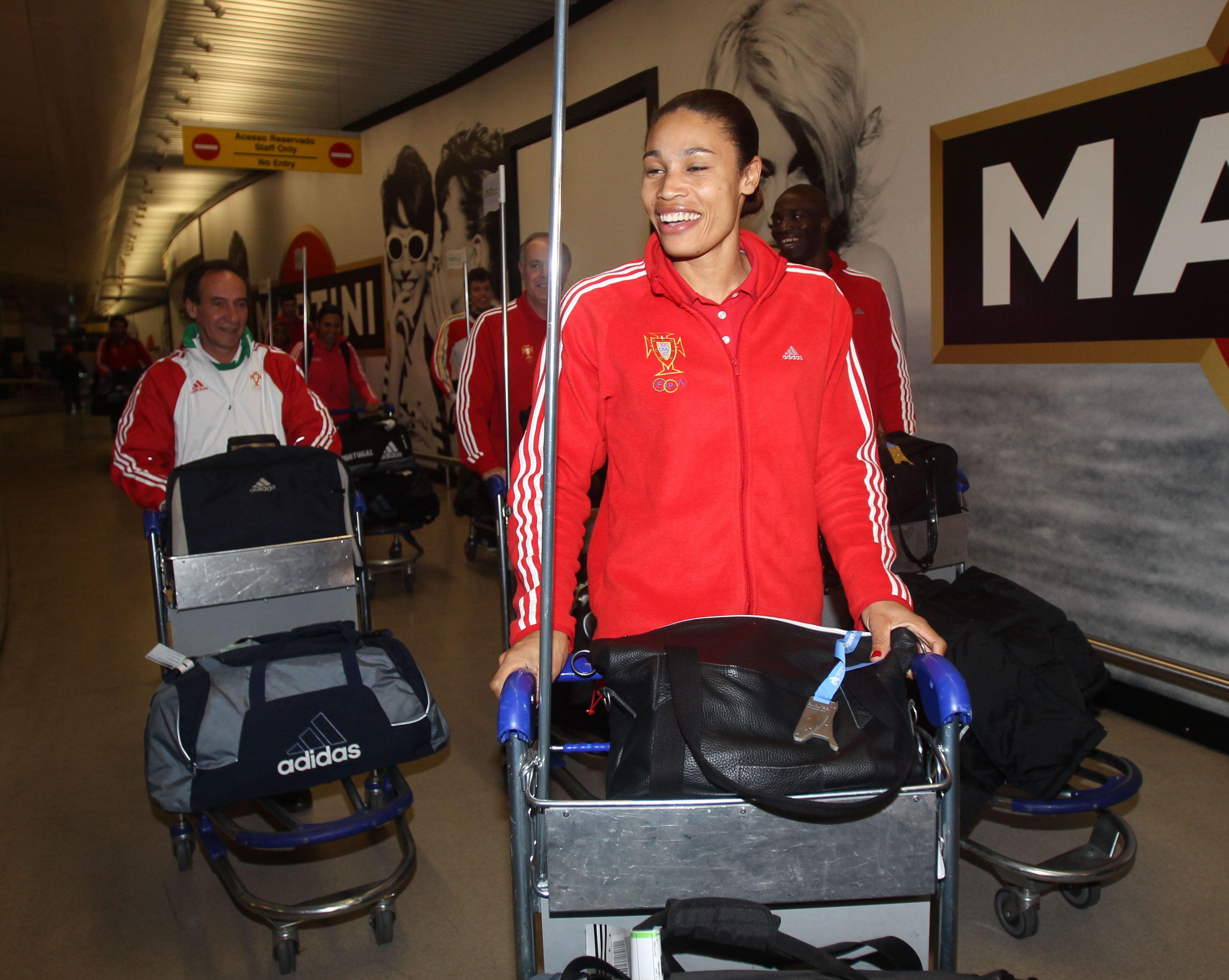 Naide Gomes ganhou prata no salto em comprimento em Doha, em 2010 - Foto: A BOLA/Carla Carriço