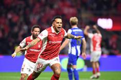 Zalazar festeja o golo marcado ao FC Porto - Foto: Rogério Ferreira/Kapta+