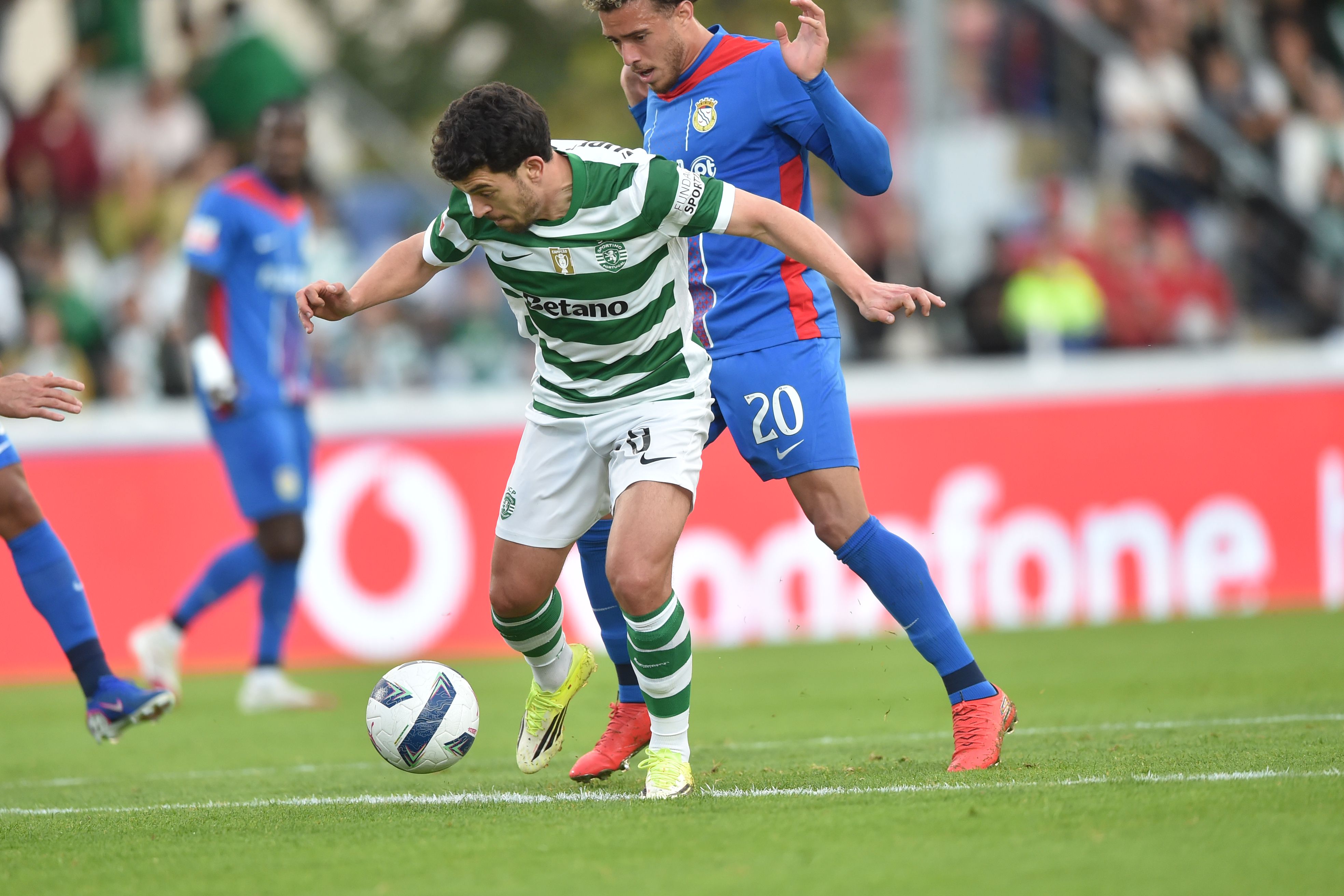 Pedro Gonçalves voltou a revelar-se decisivo na equipa leonina. Foto Miguel Nunes