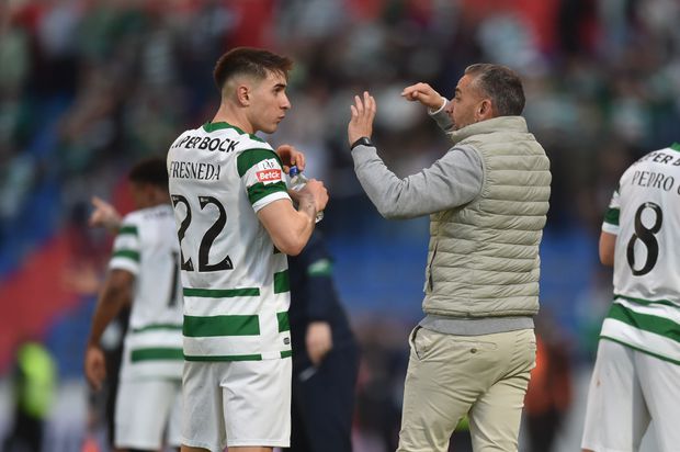 Fresneda a receber indicações de Rui Borges - Foto: Miguel Nunes