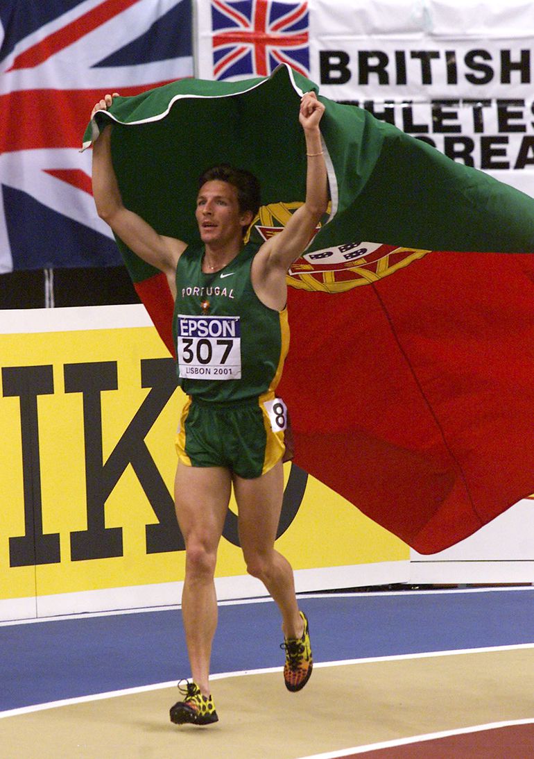 Rui Silva conquistou ouro nos 1.500 metros em Lisboa, em 2001 - Foto: A BOLA