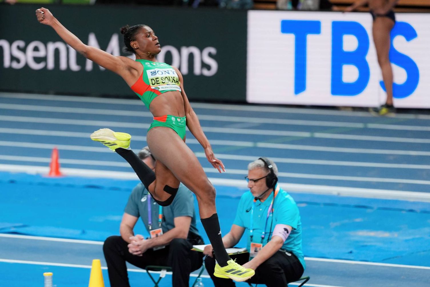 Agate Sousa estabeleceu a melhor marca mundial no ano no salto em comprimento