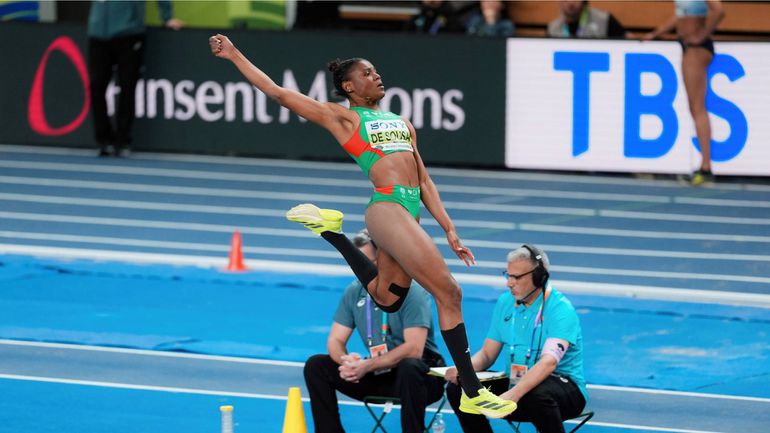 Agate Sousa estabeleceu a melhor marca mundial no ano no salto em comprimento