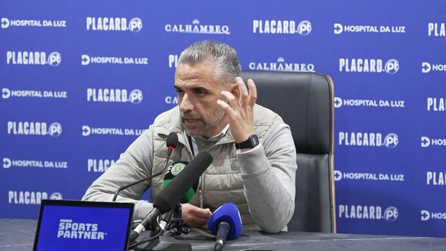 Rui Borges: «Adversários? Estamos focados em nós»