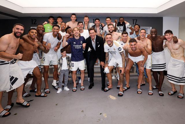 VÍDEO: Tom Brady celebrou triunfo do Real Madrid no balneário