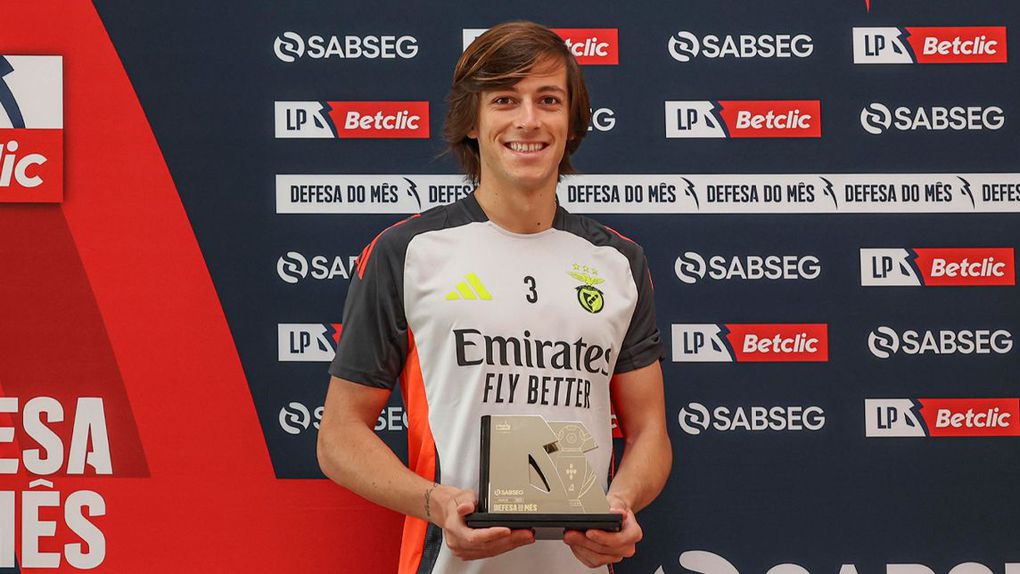 Álvaro Carreras ficou à frente de Otamendi e Gonçalo Inácio (Foto: Liga Portugal)