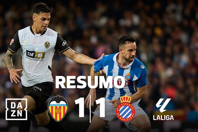 Isto é que é um empate com sabor amargo para o Valência (resumo)