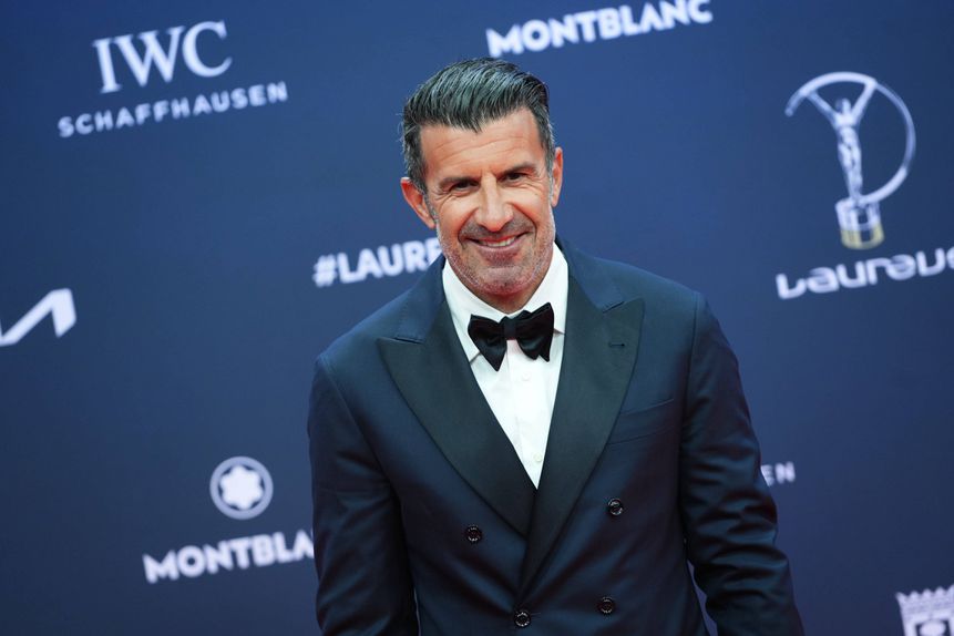 Luís Figo nos prémios Laureus em Madrid