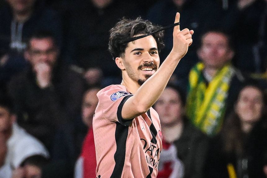 Vitinha marcou o golo do PSG no reduto do Nantes (foto: IMAGO)