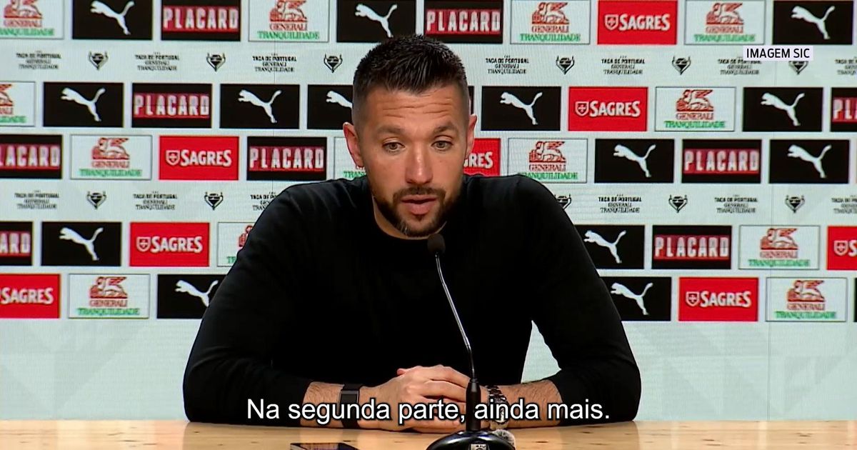 «Fogo de artífico? Estavam com medo que o Sporting não voltasse do intervalo»