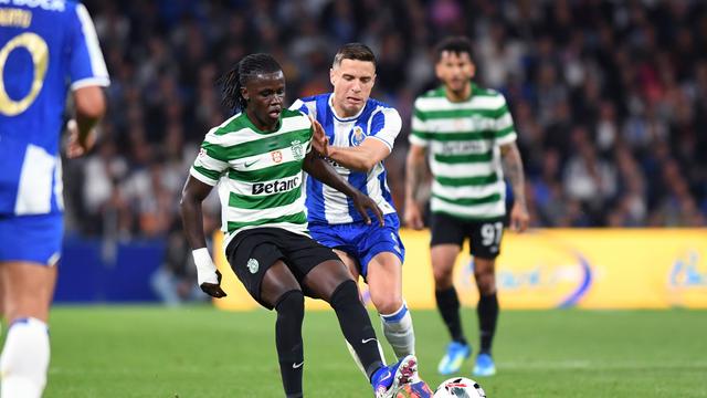 Quase cinco meses depois, Quenda regressou ao onze inicial. Foto: Rogério Ferreira/Kapta+ (FC Porto-Sporting)