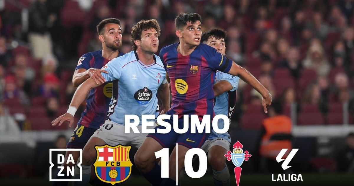 Barcelona ganhou ao Celta... e perdeu Yamal e Cancelo (resumo)