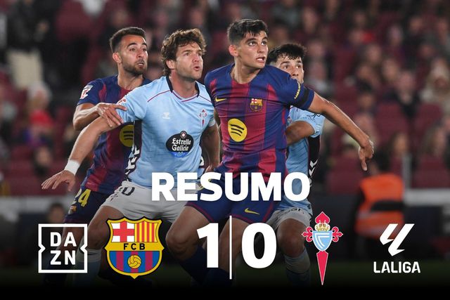 Barcelona ganhou ao Celta... e perdeu Yamal e Cancelo (resumo)