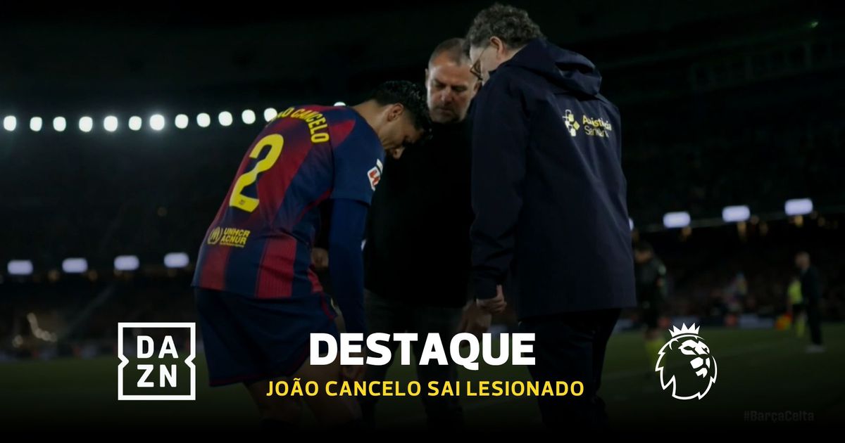 João Cancelo sai lesionado a coxear e a queixar-se do joelho direto