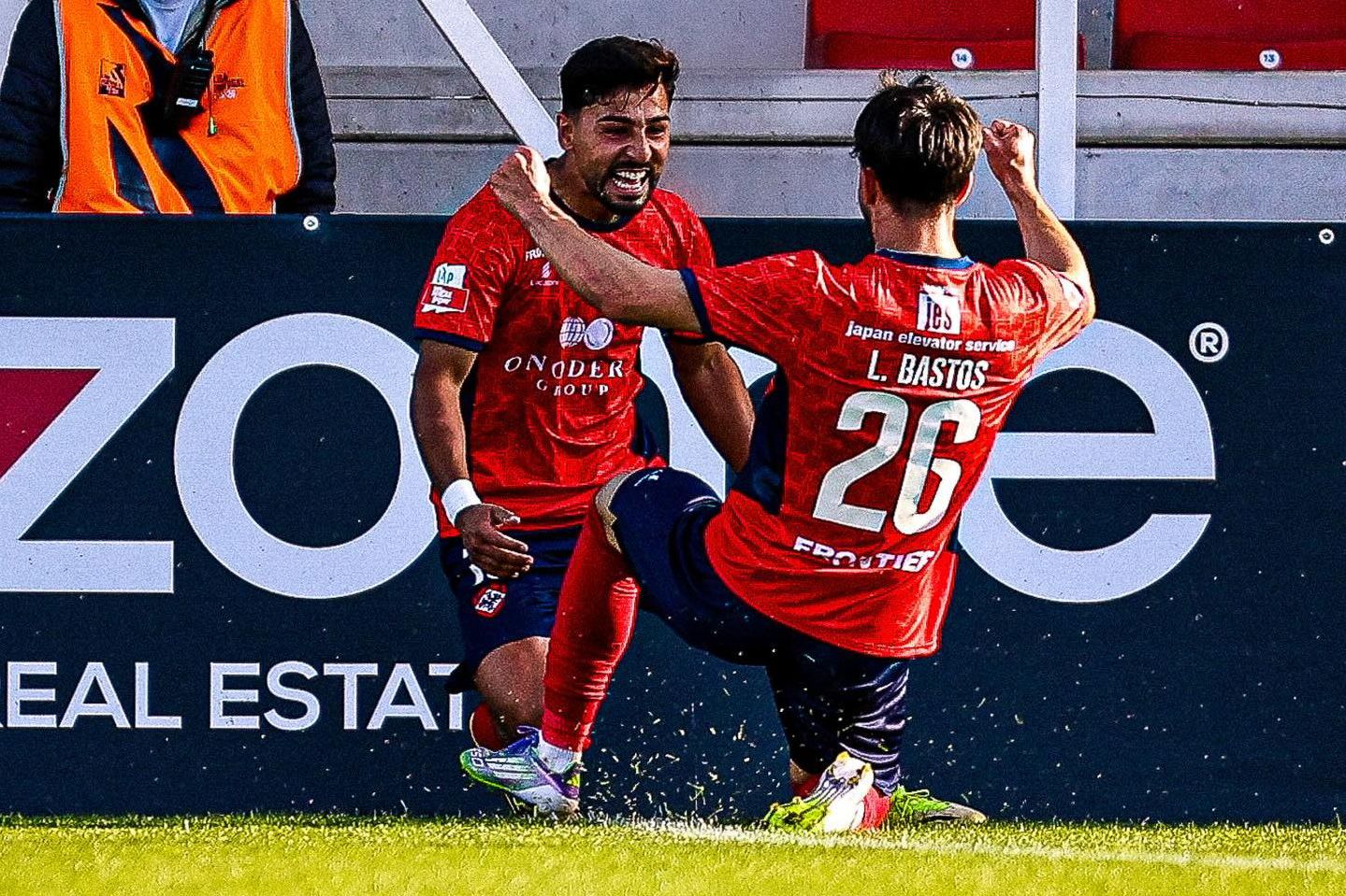 João Silva e Luís Bastos estiveram em evidência no jogo - Foto: Liga