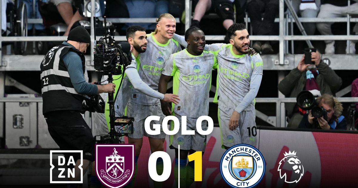 Potência e classe de Haaland colocam o Manchester City a ganhar