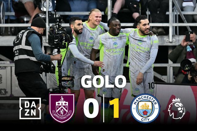 Potência e classe de Haaland colocam o Manchester City a ganhar