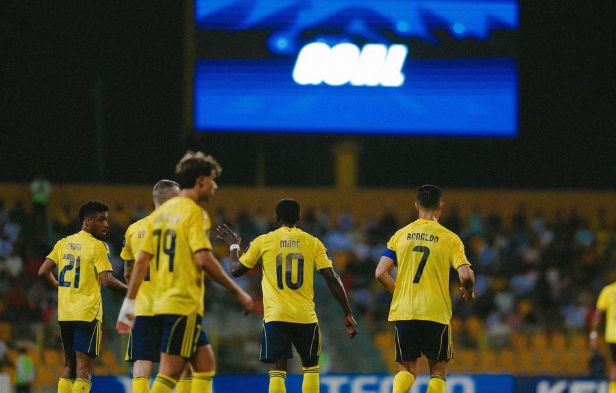 O Al Nassr assegurou a final da Champions 2 da Ásia ao golear o Al Ahli na meia-final da Champions 2 - Foto: Al Nassr