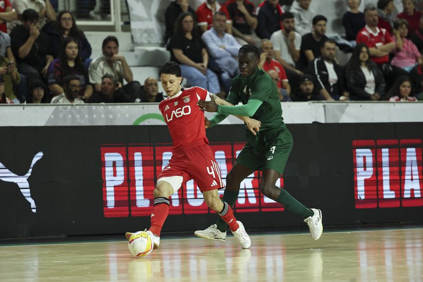 Afonso Jesus foi um dos destaques do Benfica com hat trick  na conta pessoal (FPF)