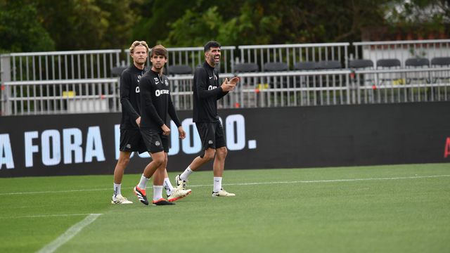 Treino do Sporting no Jamor