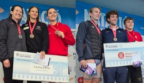 Portugueses de bronze em Barcelona