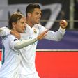 Modric e Cristiano Ronaldo juntos no Real Madrid