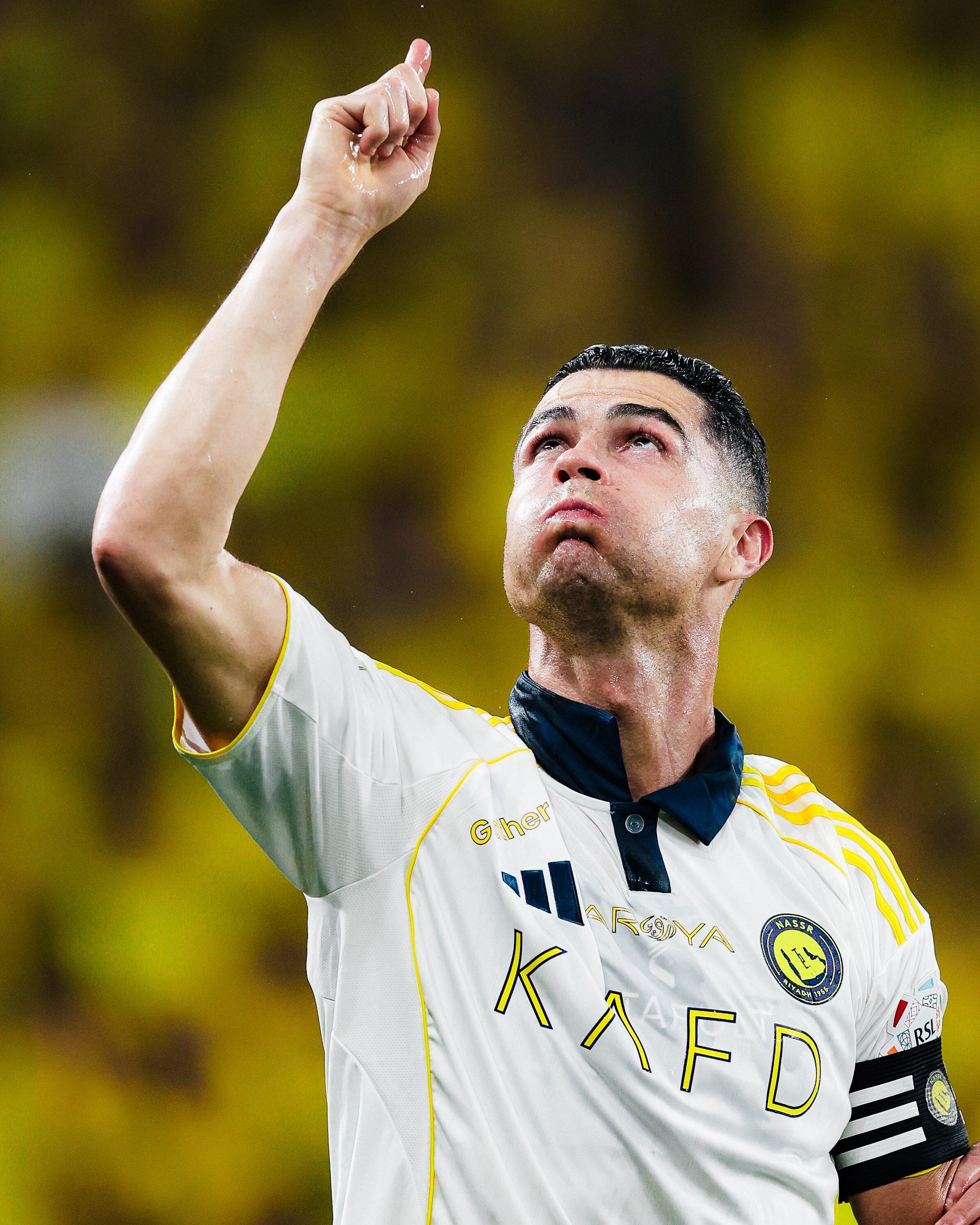 Ronaldo celebra golo marcado no jogo decisivo (Foto: Al Nassr)