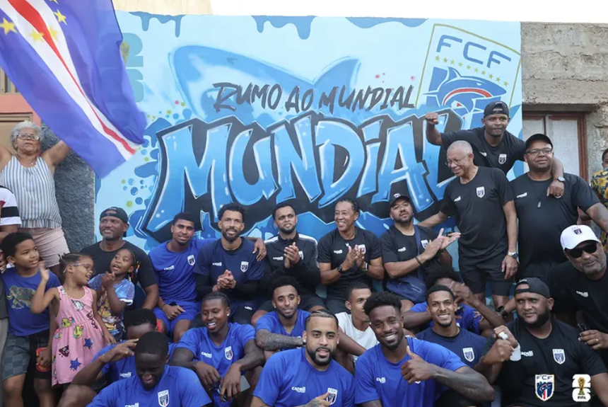 Muito amor para a seleção cabo-verdiana - Foto: FCFcomunica/instagram