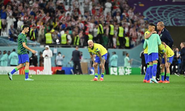 Neymar em lágrimas