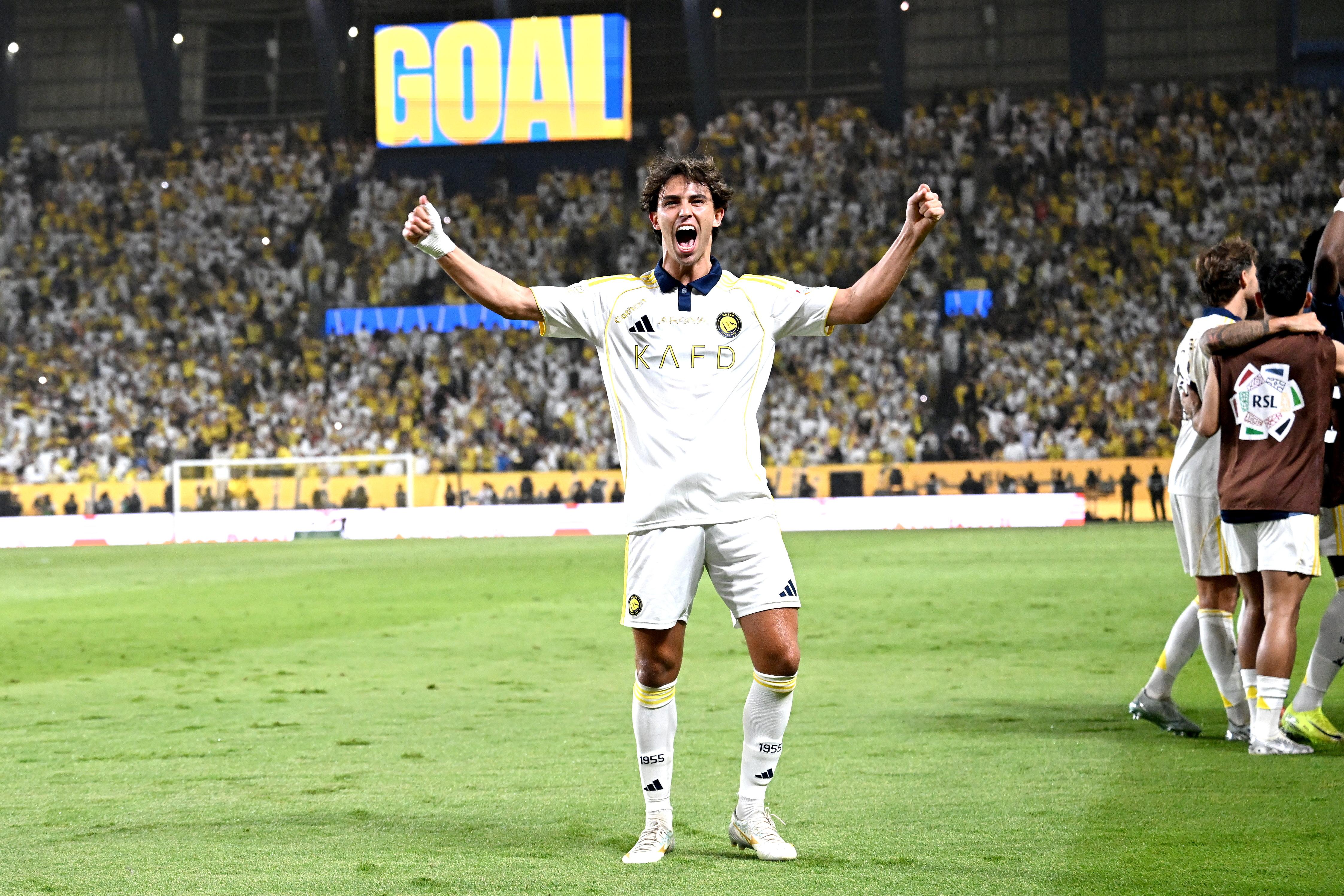 João Félix voltou a ser feliz no Al Nassr - Foto: EPA/STRINGER