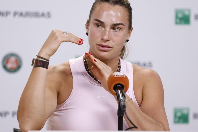 Aryna Sabalenka assumiu o protesto e já chegou a ameaçar com boicote aos Grand Slams. IMAGO
