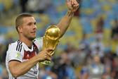 Podolski foi campeão do Mundo pela Alemanha em 2014