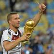 Podolski foi campeão do Mundo pela Alemanha em 2014