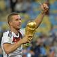 Podolski foi campeão do Mundo pela Alemanha em 2014