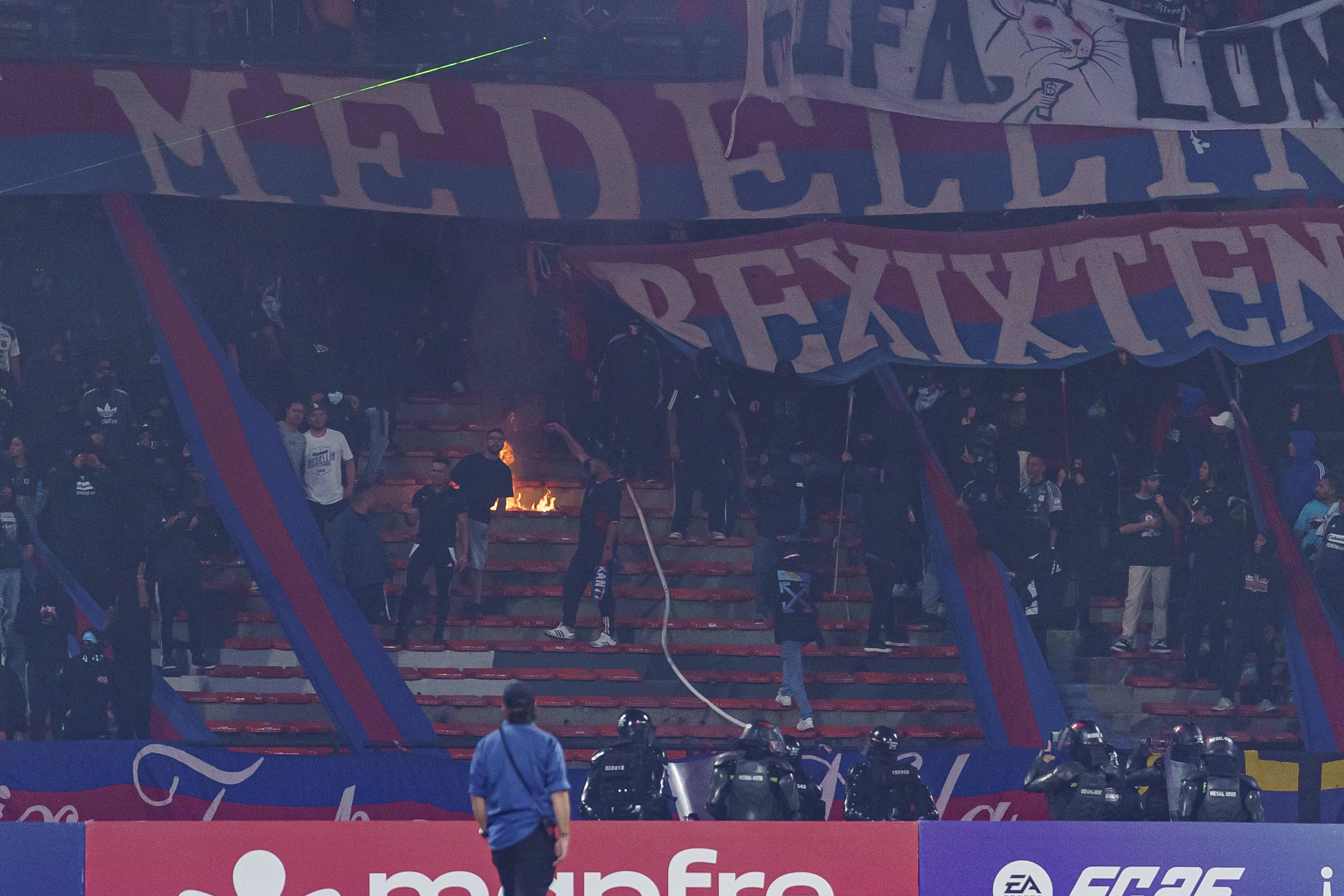Incidentes no Independiente Medellín-Flamengo