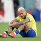 Neymar em lágrimas no Mundial do Qatar