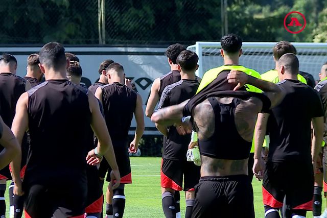 O treino deste sábado do Vitória de Guimarães