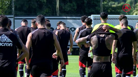 O treino deste sábado do Vitória de Guimarães